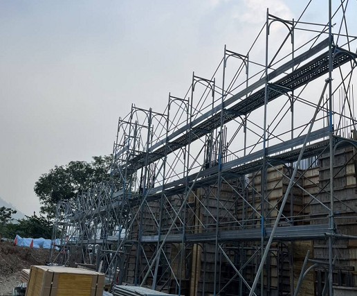 臻興鷹架工程公司介紹與團隊合影